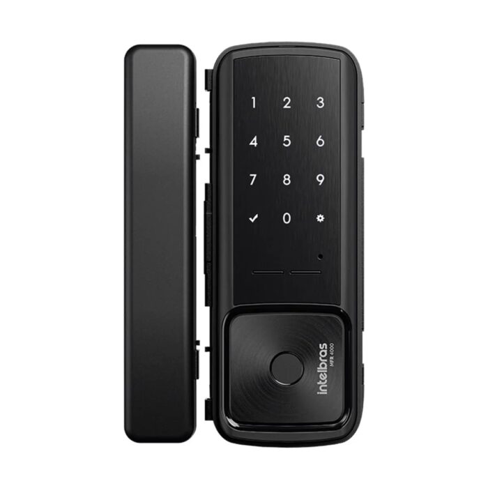 Fechadura Digital Mfr 4000 Inteligente P/ Porta De Vidro